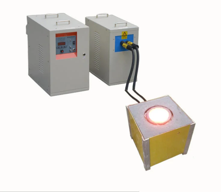 Medium Frequency Induction Heating Melting Furnace for Gold Copper Aluminum Steel Iron