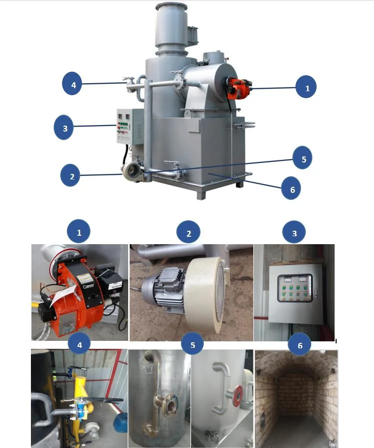 China Domestic Sloid Waste Treatment Incinerator Furnace